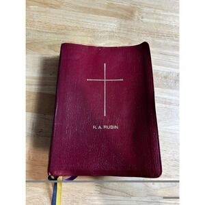 Prayer Book and Hymnal Red Leather 1986 The Episcopal Church Used